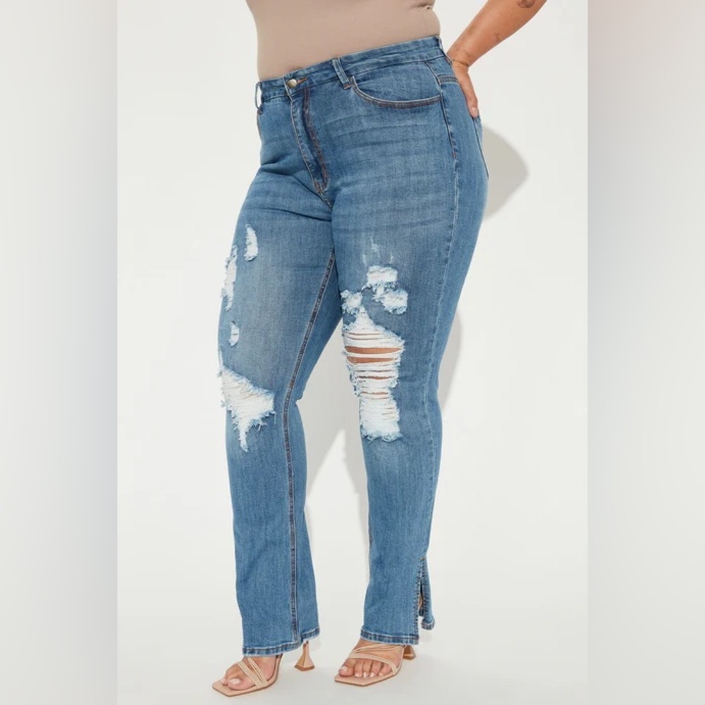 2/$25 Killing 'Em Kindly High Rise Jeans - Medium Blue Wash sz 13 - Picture 5 of 7